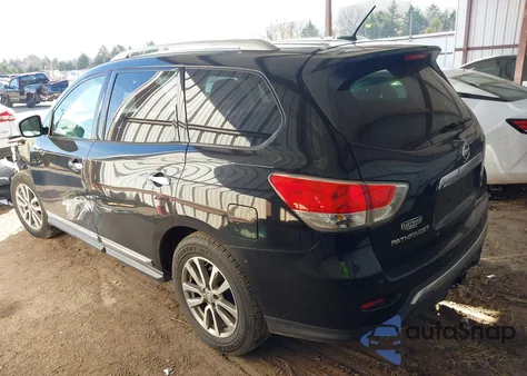 2015 Nissan Pathfinder Sl z USA, uszkodzony, nr VIN 5N1AR2MNXFC705077